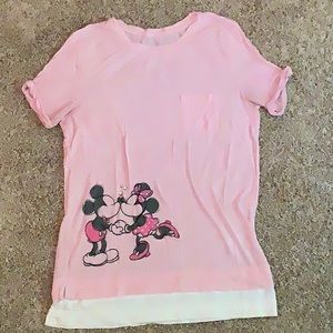 Disney | Pink short sleeve top